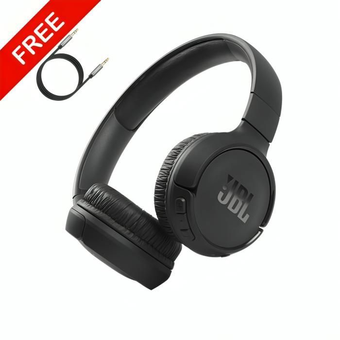 Casque JBL TUNE 510BT Bluetooth NOIR Original + Cable auxiliar Gratuit