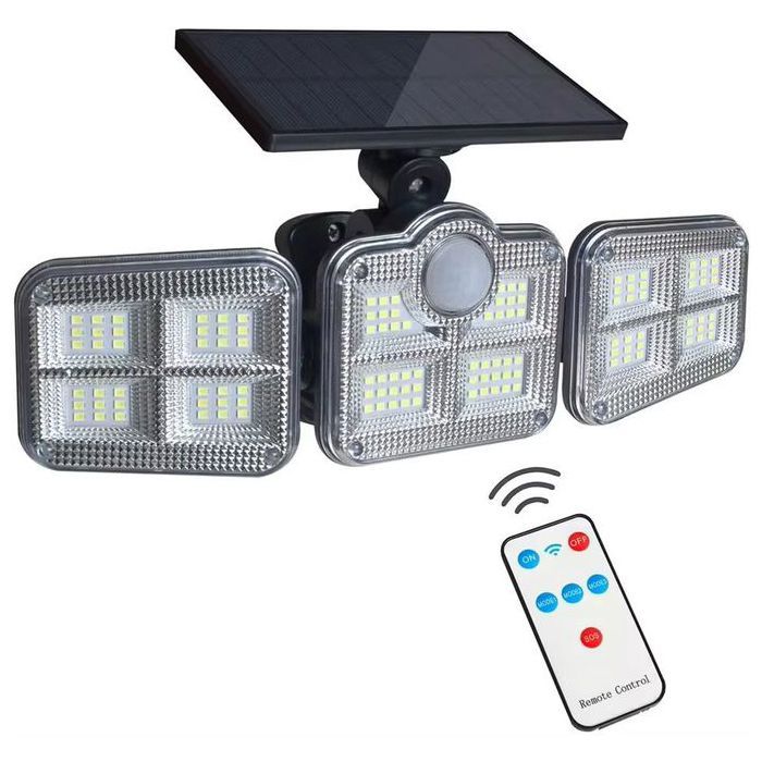 projecteur solaire luminaire d'extérieur imperméable avec détecteur de mouvement