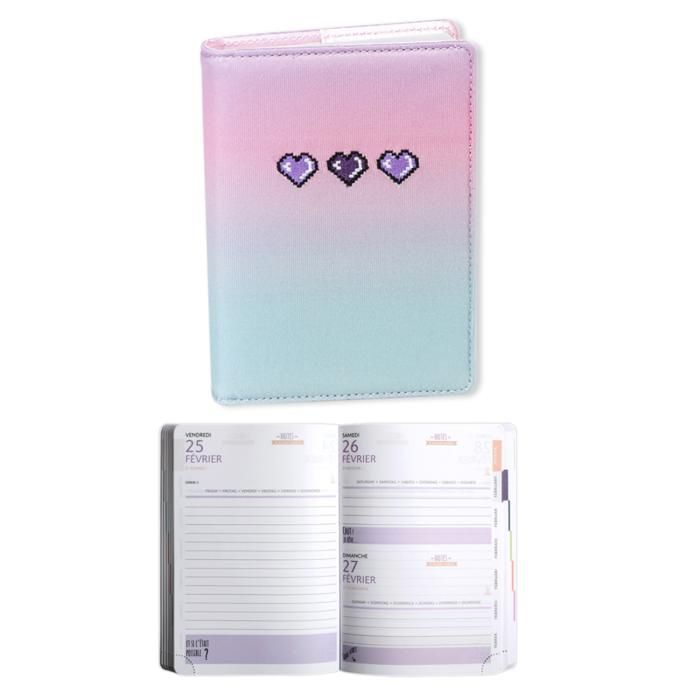 AGENDA SCOLAIRE 120X170 1J/P GAME OVER CLAIR 368P
