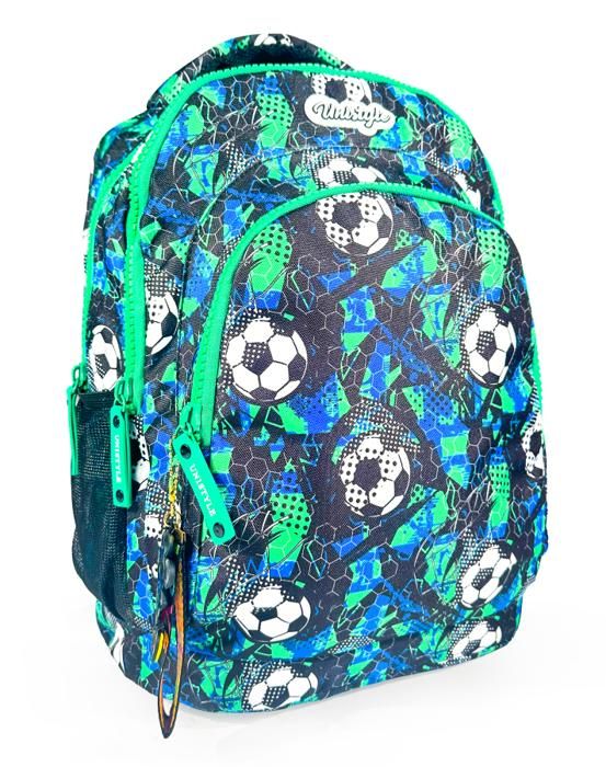 Sac à Dos 18" 3Poches 6Motifs Filles Tissu Imperméable   + Porte Clé