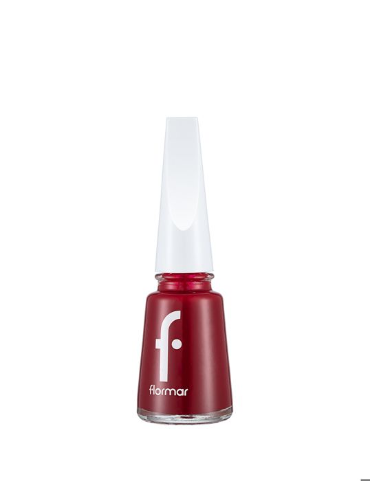 VERNIS À ONGLES FLORMAR - 406-DARK RED-BRIGHT COLOR