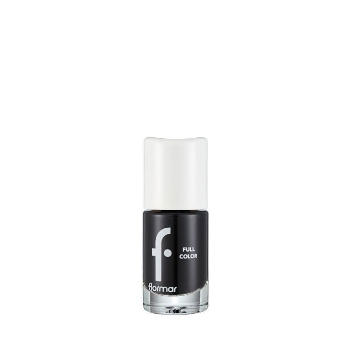 Vernis à Ongles - Flormar - 32-Victory of Black - Couverture Complète - Effet Durable - Noir