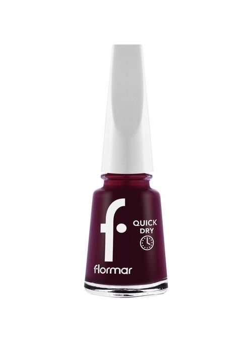 Vernis à Ongles - Flormal - 21 Blackstar Red - Séchage Rapide - Brillant - Longue Durée