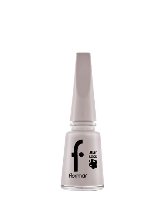 Vernis à Ongles - Flormar - Jelly Look 58-Milky - Effet Gel - Application Facile - Couleur Intense