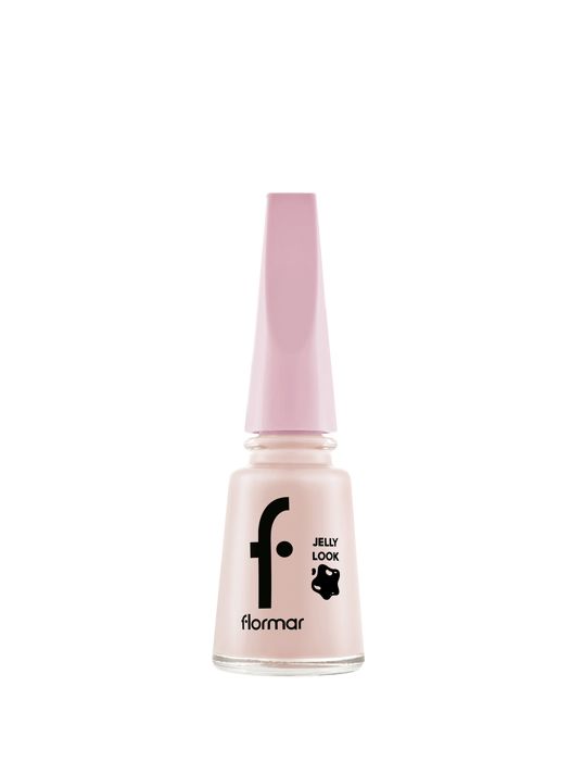 Vernis à Ongles - Flormar - Jelly Look - 43-ICY PINK - Effet Gel - Application Facile