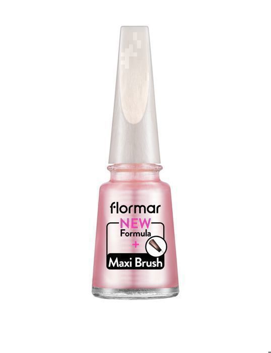 Vernis à ongles - FLORMAR - 202-SATINY PINK - Nacré - Brillance éclatante - Tenue longue durée