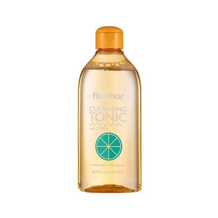 LOTION TONIQUE - FLORMAR - PEAUX MIXTES ET GRASSES 02 - 200 ml - Sans alcool - Nettoie en profondeur