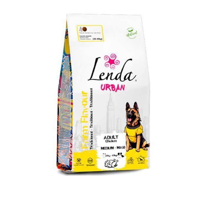 Croquette Urban MAXI CHIEN: FARM Flavour - Poulet: 15KG (Races moyennes et grandes,20 et 40+ kg):