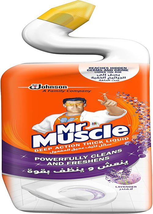 MR. MUSCLE TOILET DUCK LAVENDER