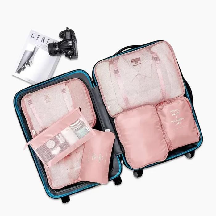Travel Storage Bag Set for Clothes Luggage Packing Cube