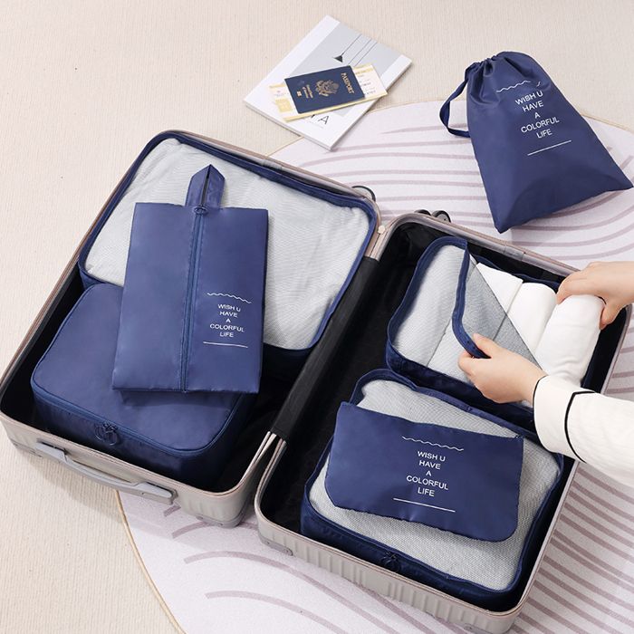 Travel Storage Bag Set for Clothes Luggage Packing Cube