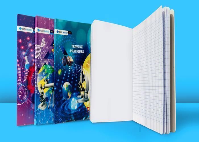 Carnet Piqué N°3 Couver.250Grs Avec Vernis Lavable-    96PAGES