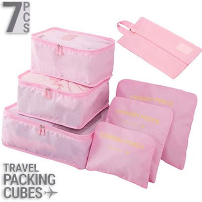 Sac de rangement portable - Non spécifié - 7 pièces - Imperméable - Léger - Organisé