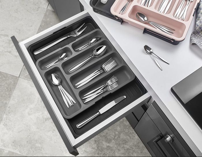 Organisateur Extensible de Couverts et Ustensiles pour Tiroir de Cuisine