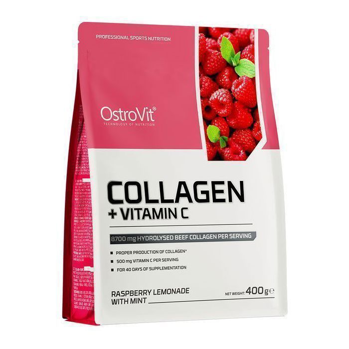 Collagène + Vitami 400g Limonade aux framboises et à l OstroVit Proteine