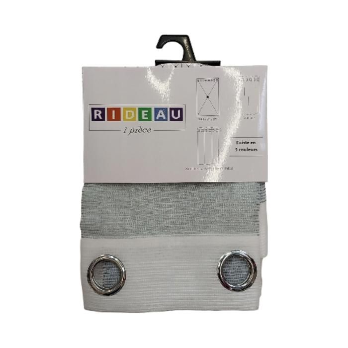 RIDEAUX 8ANNEAUX 140X240CM 90G (BGFL084)