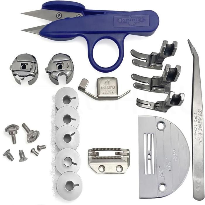 Ensemble De Pièces De Machine À Coudre Industriel, 21 Pieces