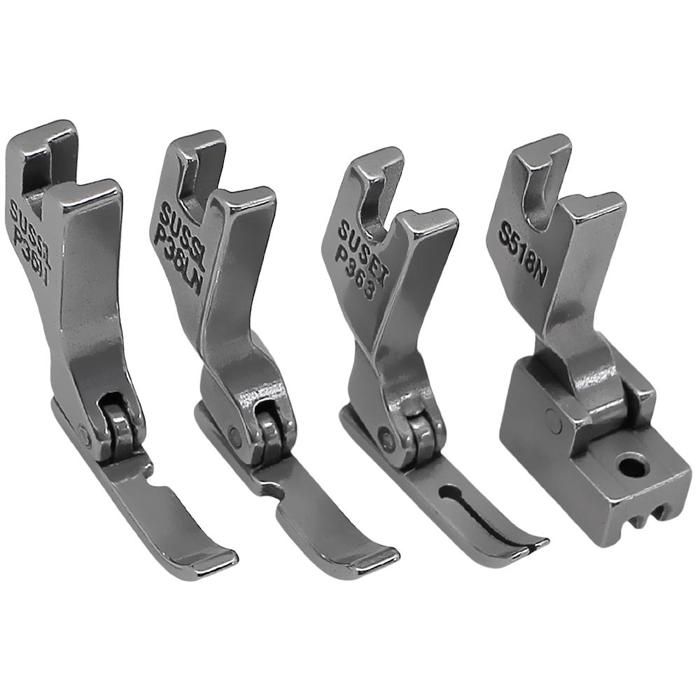 Pied de biche - Accessoires de couture - 4 PCS - Acier - Compatible avec Singer, Brother, Juki
