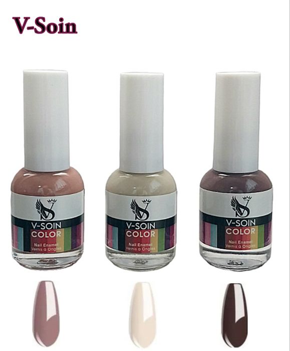 Vernis à ongles, lot de 3 couleurs irrésistibles.18 Ml.