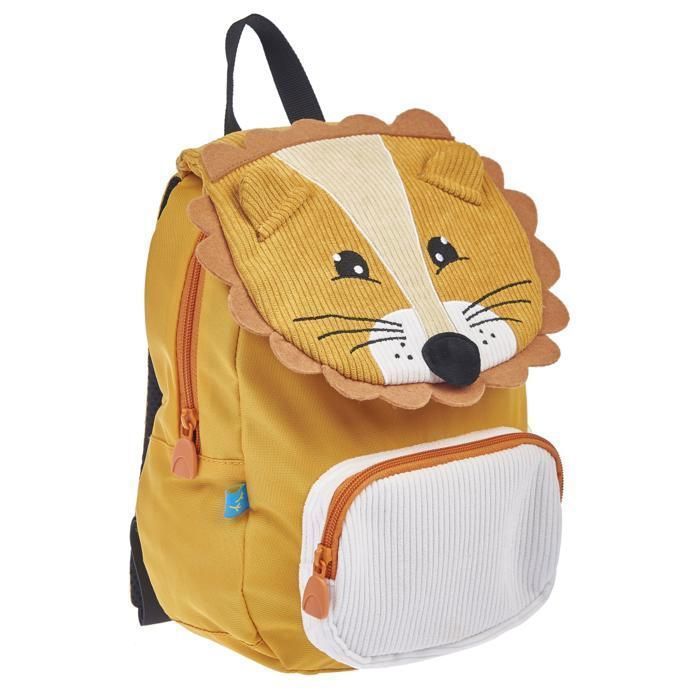AUCHAN Sac maternelle Lion - 28x9x23cm - Marron