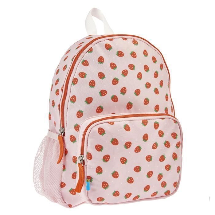 AUCHAN - Sac à goûter OVER FRAISE - Rose