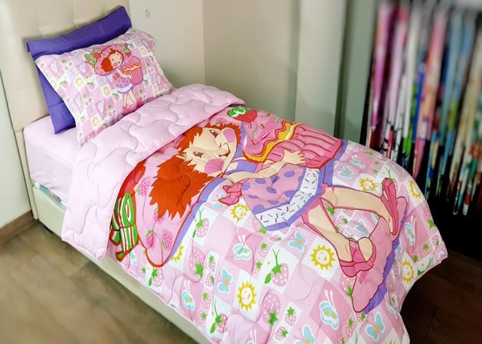 Couette enfant en polycoton imprimé + TAIE D'OREILLER