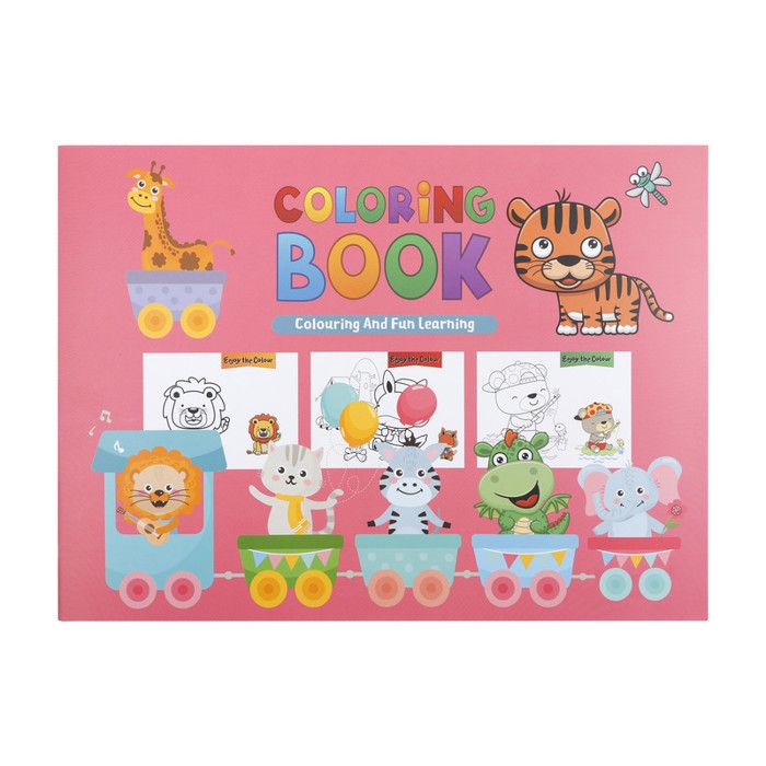 Zoo Adventure Coloring Book