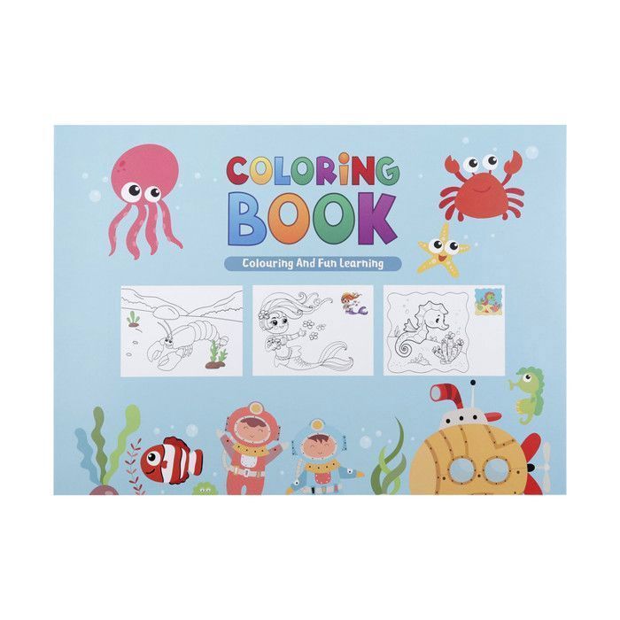 Ocean Friends Coloring Book