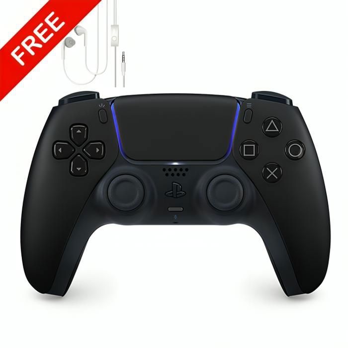 Manette PS5 Noir sans fil DualSense™  + Écouteur Gratuit