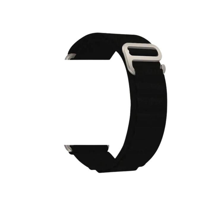 Bracelet Alpine Nylon Loop Compatible avec Apple Watch 42-44mm - Noir