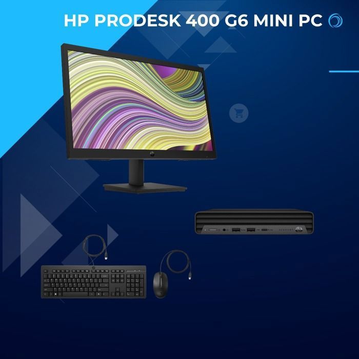 Pack HP Prodesk 400 G6 mini PC avec clavier et souris HP