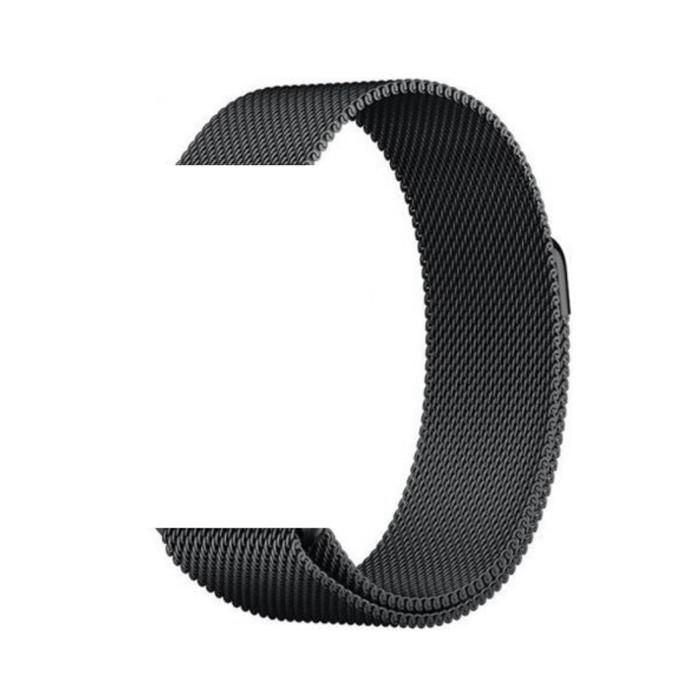 Bracelet Milanais noir Compatible Apple Watch 42/44/45/46/49 mm