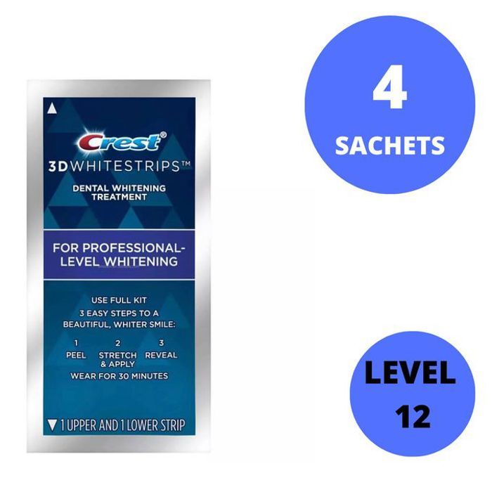 Crest 3D Whitestrips Professionnel effect : 4 traitements