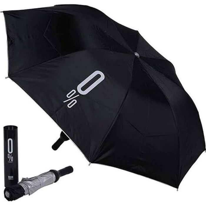 Parapluie Portable Pliant Protection UV-Pluie en Motif 0% Avec Bouteille