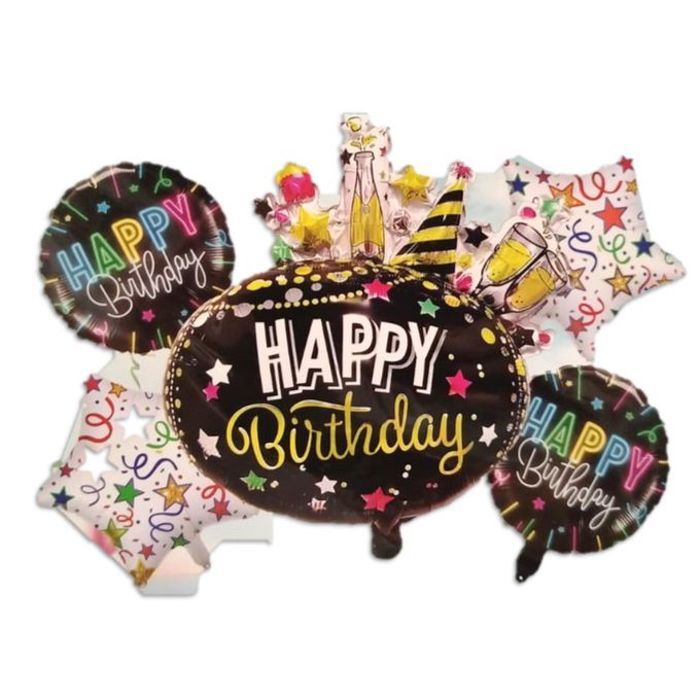 5 Ballons de décoration Anniversaire