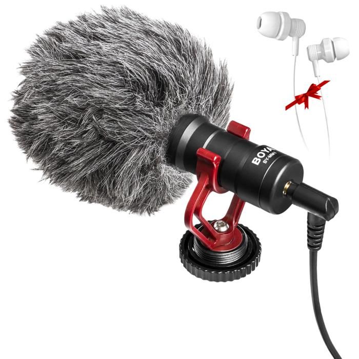 Microphone Boya BOYA BY-MM1 + Ecouteur Gratuit