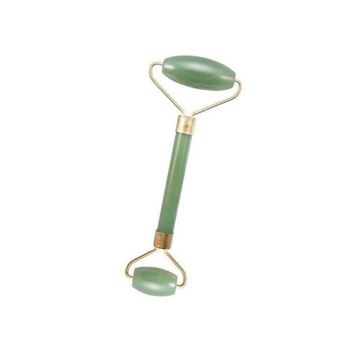 Guasha Naturel rouleau Jade pour Massage et Grattage Facial - Vert
