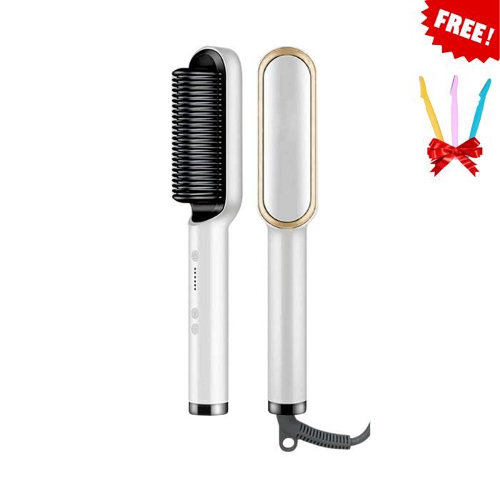 Brosse Soufflante Lissante - Gold - ZS-380 - Chauffage Rapide - Antistatique - Température Réglable