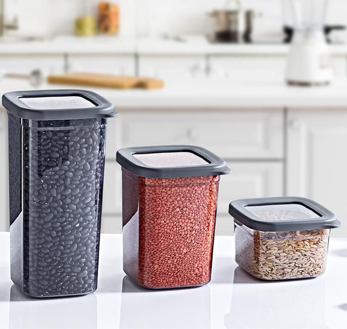 HOBBY LIFE - Set de 3 boîtes de rangement et de conservation hermétiques  des aliments