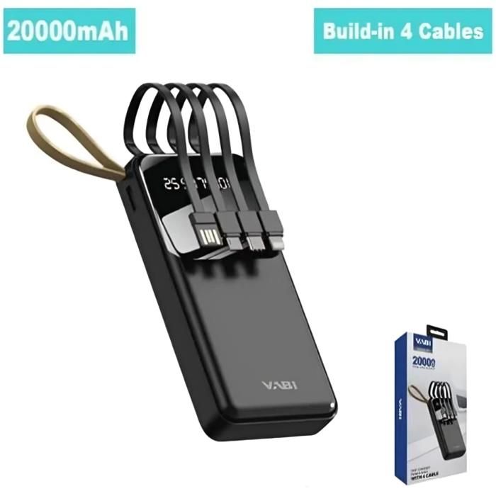 Powerbank Batterie externe 20000mAh VABI P1 Original