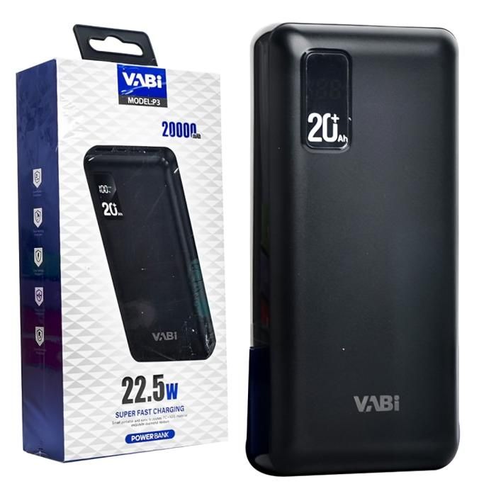 Powerbank Batterie externe 20000mAh VABI P3 22.5W Original