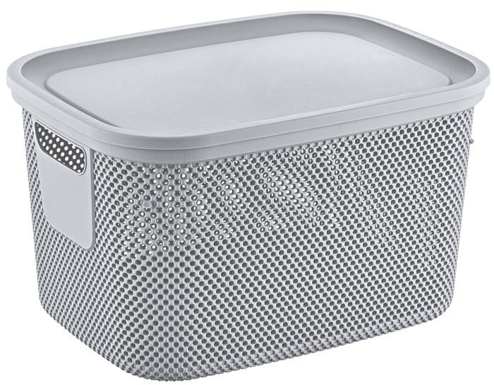 Panier à linge avec couvercle de 18 litres