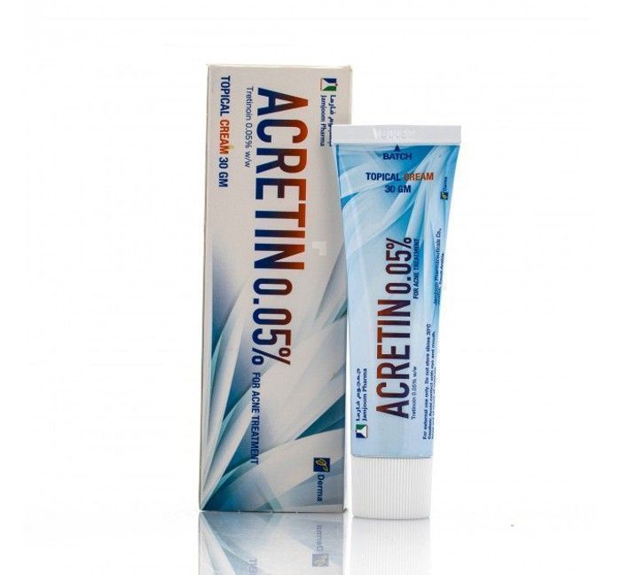 ACRETIN 0.05% Crème pour le Traitement d’Acné 30g