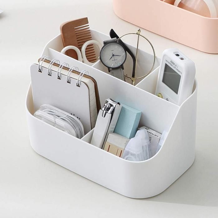 Desktop Compartment Organiser white