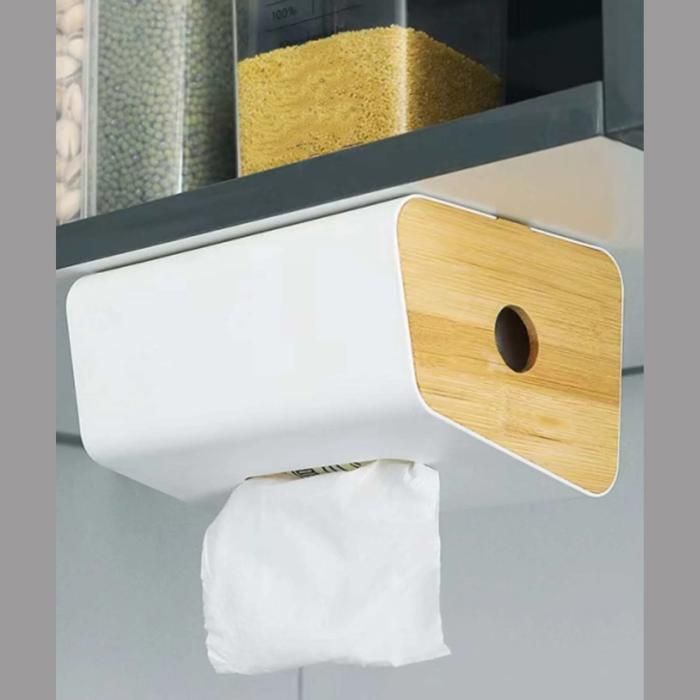 Desktop Multifunctional Tissue Box white