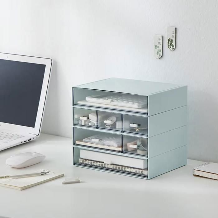 Mini rangement de bureau - BLEU