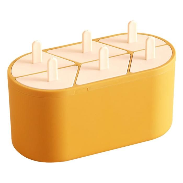 6pc ice cream Mould orange