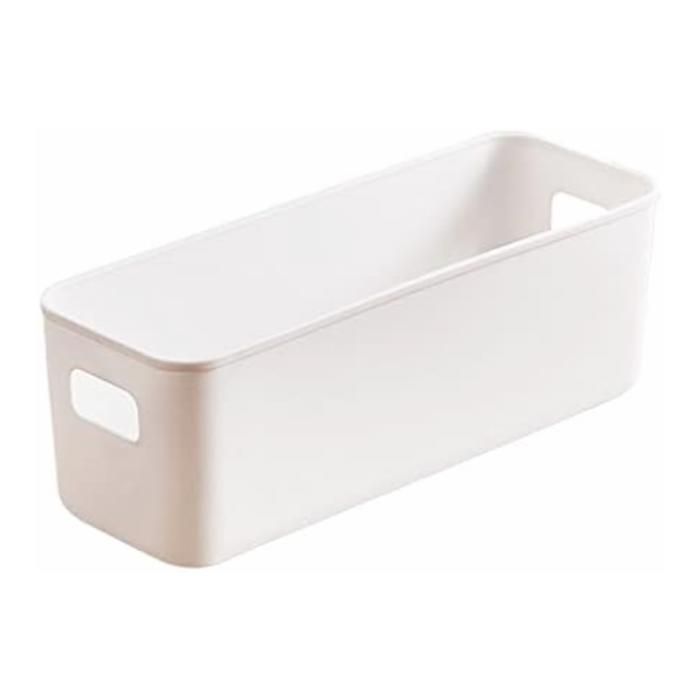 storage baskets small size white