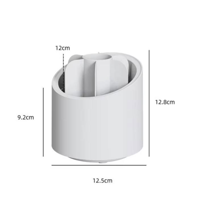Porte-pinceau de maquillage rotatif - Sans couvercle