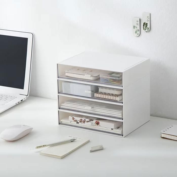 Mini rangement de bureau - Blanc
